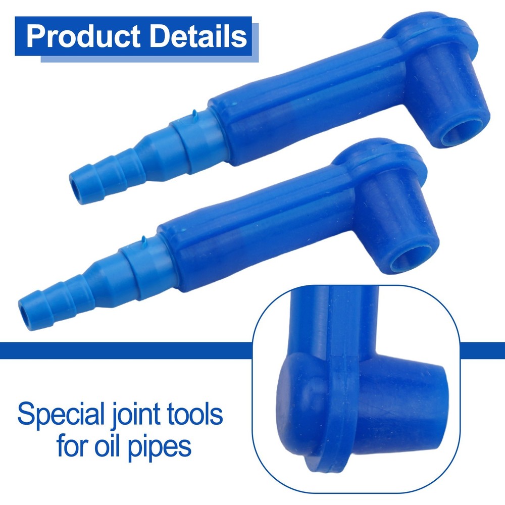 2Pcs Brake Bleeder Socket Seamless ABS and Rubber Design for Long Term Use