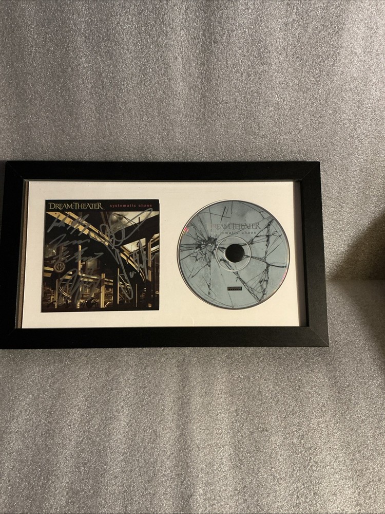 Dream Theater - Dream Theater- Systematic Chaos- Signed CD Insert