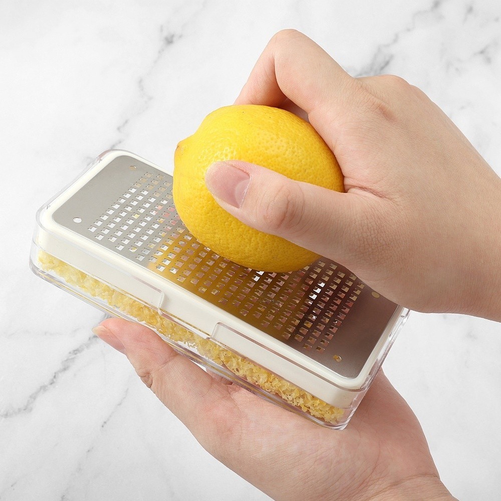 Multi Function Stainless Steel Grater for Cheese Lemon Zest Vegetable Shredding