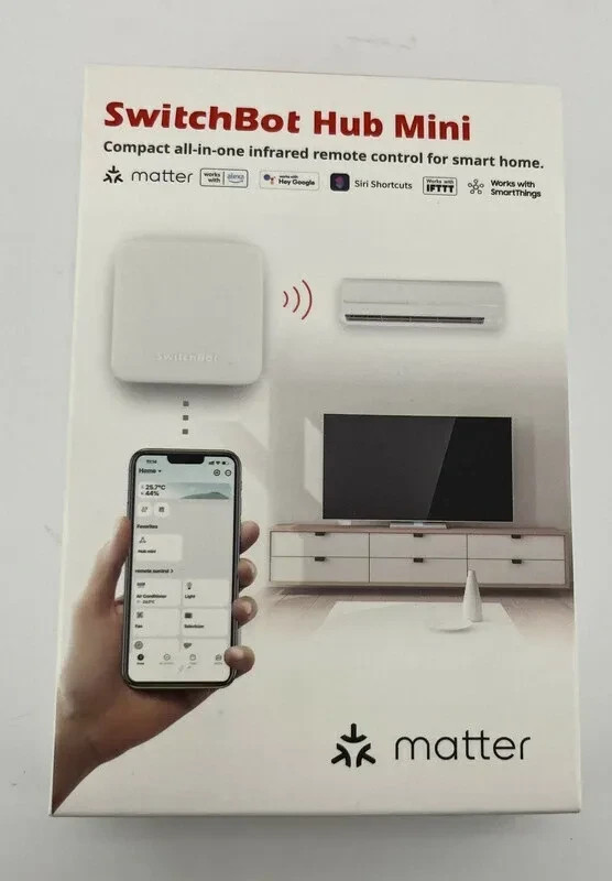 SWITCHBOT Hub Mini Compact Infrared Remote Control For Smart Home W0202203