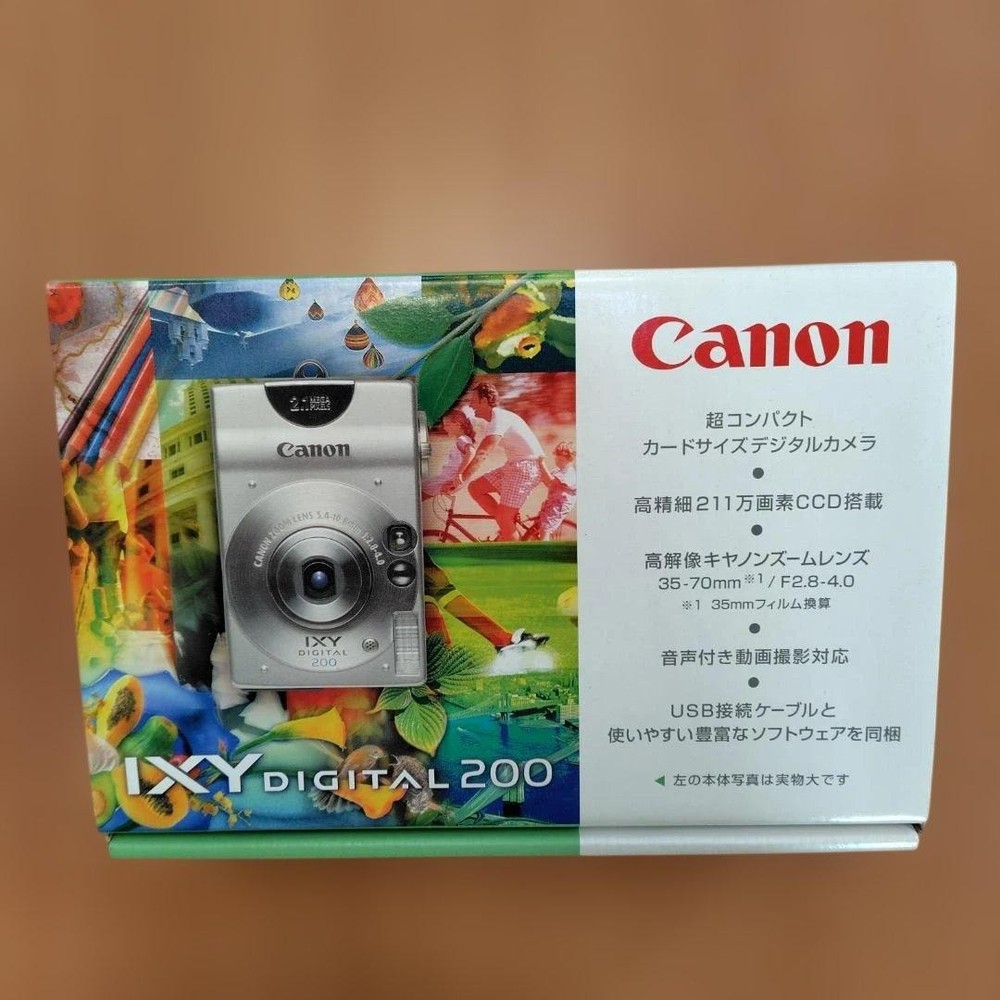 Canon IXY DIGITAL 200 Compact Digital Camera 2.11MP CCD Tested Functionality