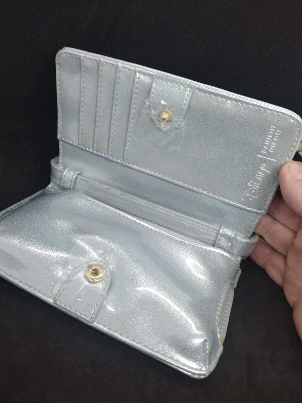 Disney Cinderella Phone Crossbody Bag Purse Danielle Nicole Blue glitter