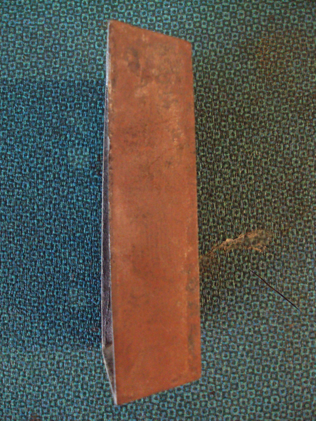 Vintage Elevator Button Case, Red Metal Box, Marked UP DOWN and Holes for Button