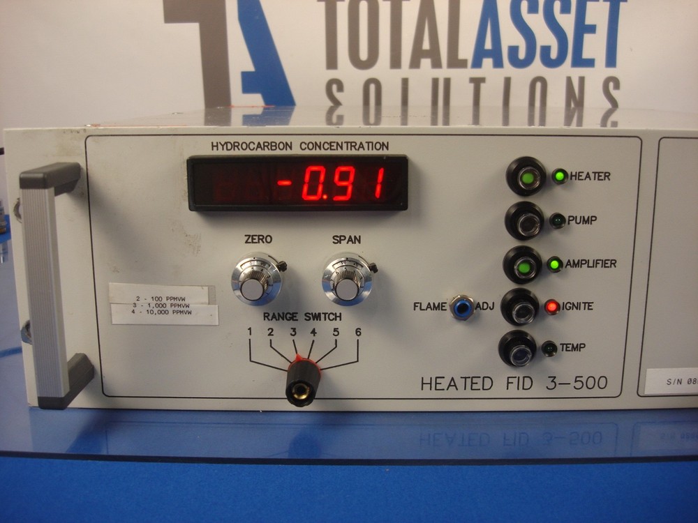 J.U.M Engineering Total Hydrocarbon Concentration Analyzer Model 3-500