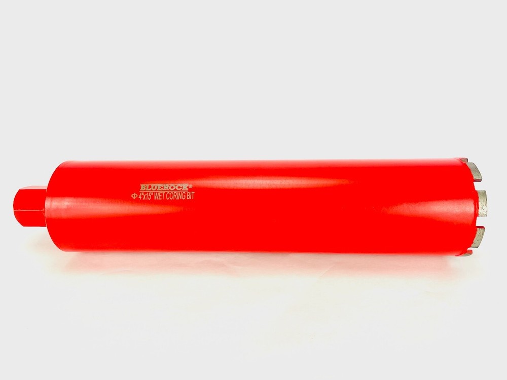 NEW BLUEROCK ® Tools 4" Diamond WET Coring Bit - Concrete Core Drill