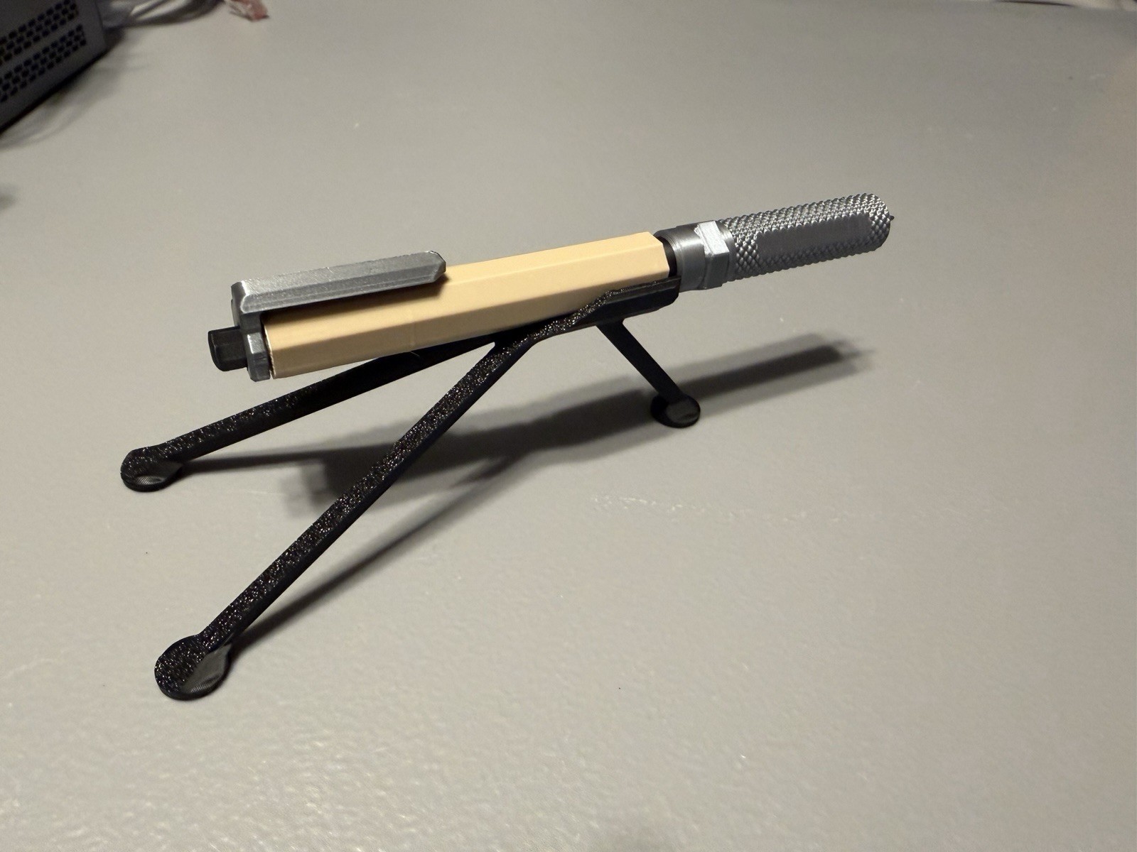 Custom Pen Machine Gun Style Click Pen Pilot g2 Gel Pen.