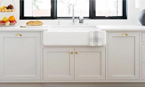 5 Pack 3" Gold Drawer Pulls Brushed Brass Cabinet Cup Pulls Kitchen Hardware