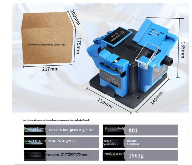 Multifunctional Electric Sharpener Drill Grinder Machine for Grinding
