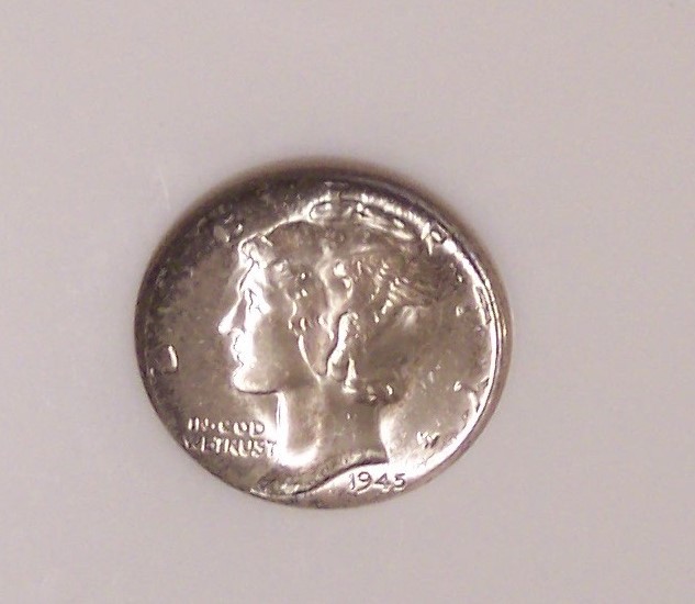 1945 Mercury Dime MS67 NGC OH
