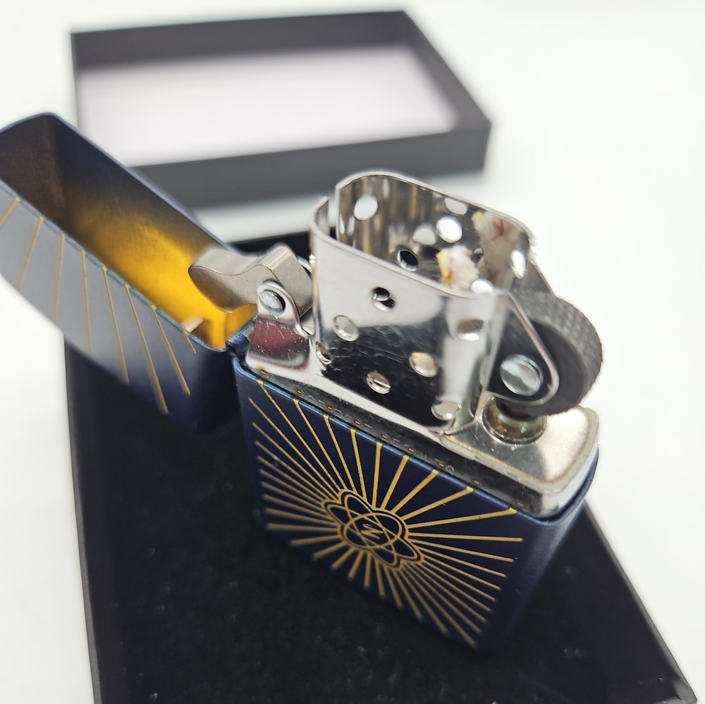 Zippo Lighter - Atomic Age Design