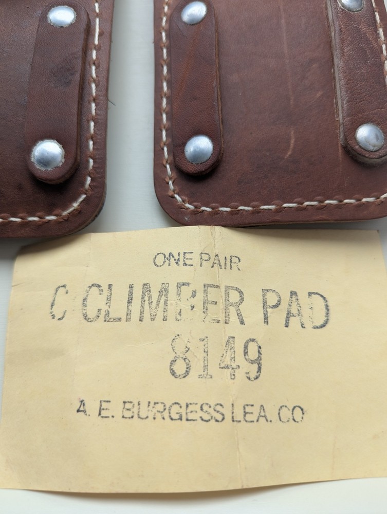 A.E. BURGESS Climber Pads C 8149 Pair NEW Set