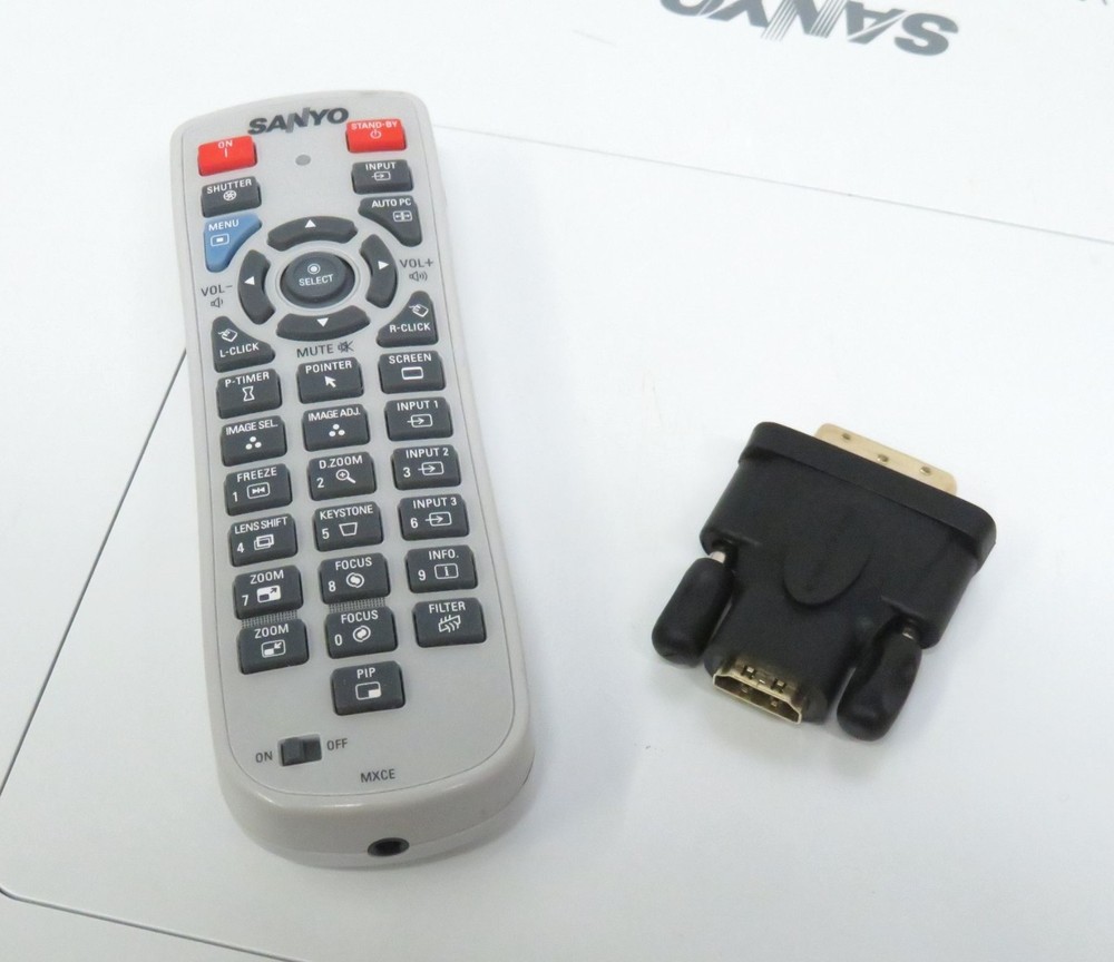 Sanyo PLC-ZM5000L Projector W/ Lens * B- Possible Issues