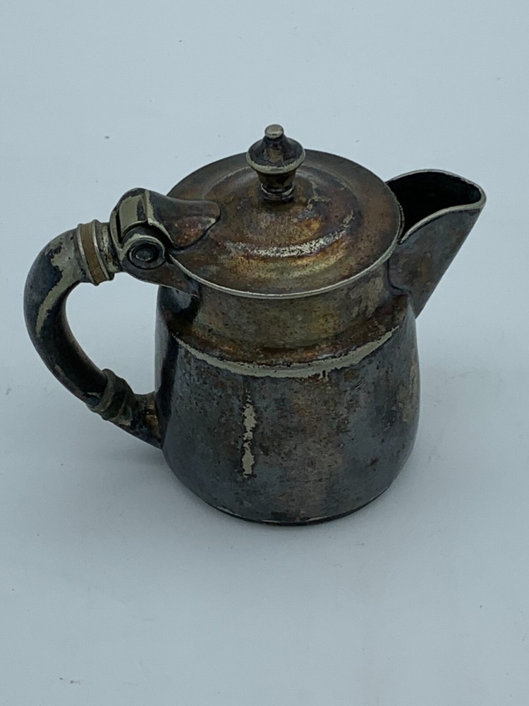 VINTAGE ALBERT PICK & CO. - CREAMER - NICKEL & SILVER