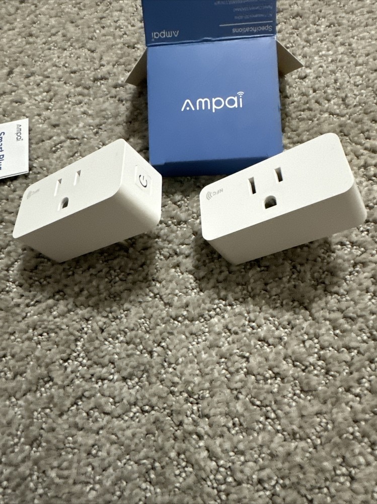WiFi Smart Plugs - 2 Pack By Ampai