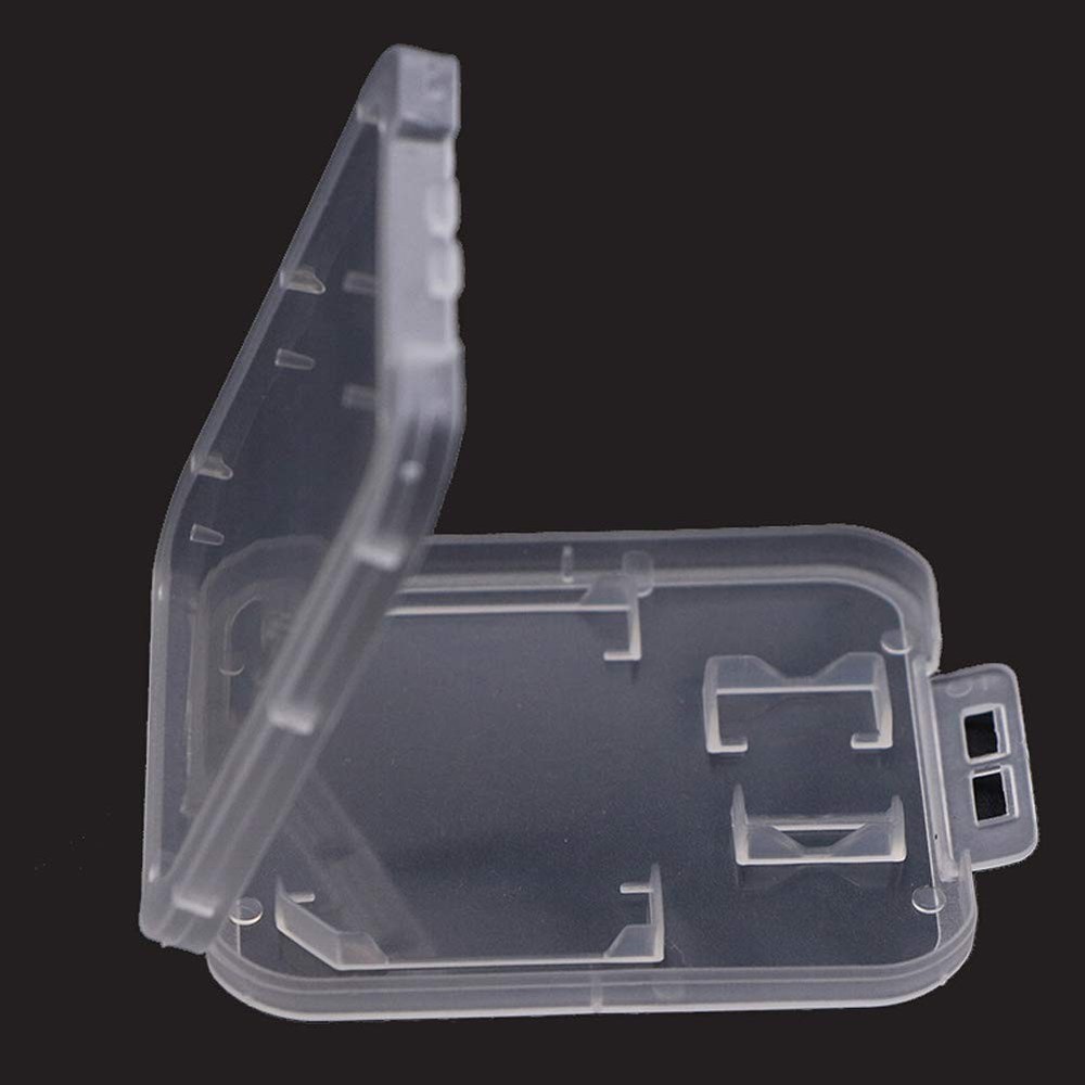 20 Pieces Clear Plastic Memory Card Case Holder with SD...