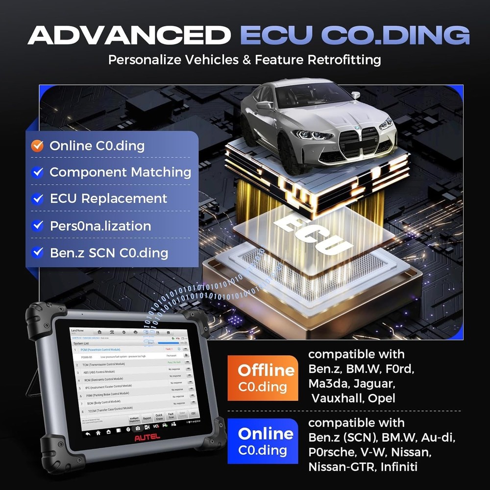 Autel Scanner MaxiSys Elite 2 PRO, 2026 Elite II PRO Programming 2-Year Update