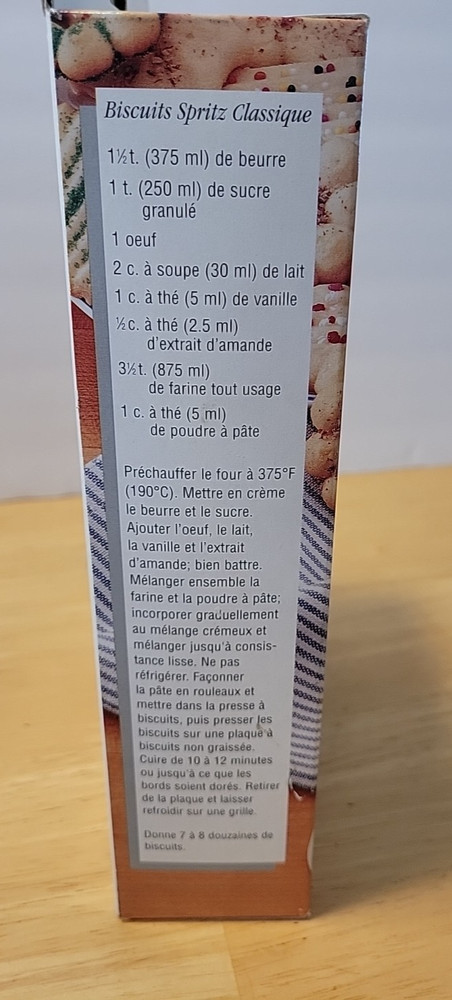 WILTON Spritz Cookie Press Box Set 12 Discs Complete Baking Cooking