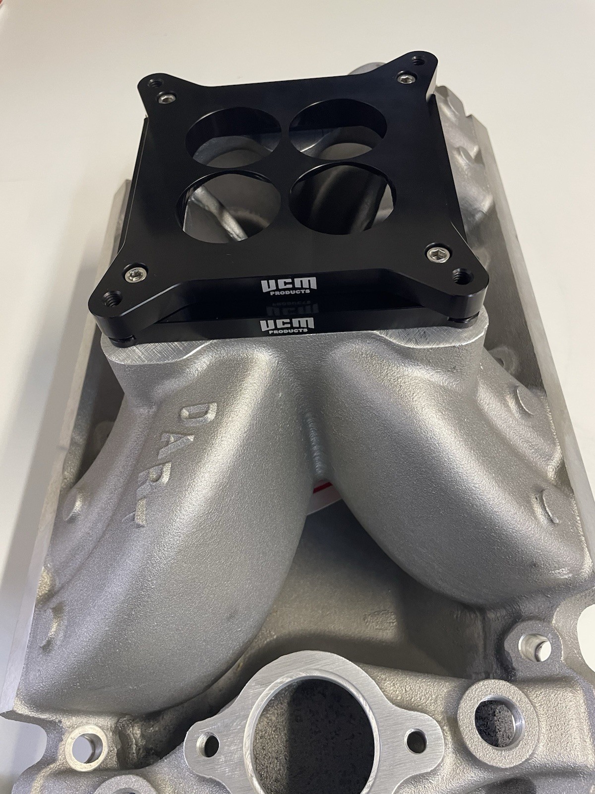 1 Inch tall Blended Cone 4500 Intake to 4150 Carburetor Adaptor Two Piece O-ring