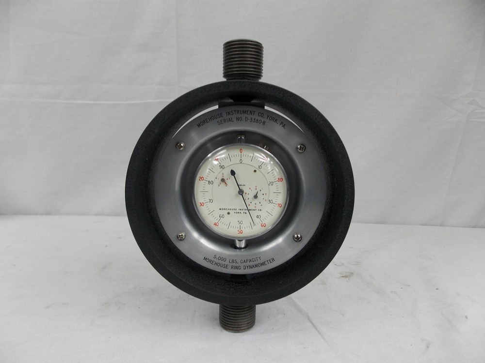 MOREHOUSE 5000 LB CAPACITY RING DYNAMOMETER CALIBRATOR