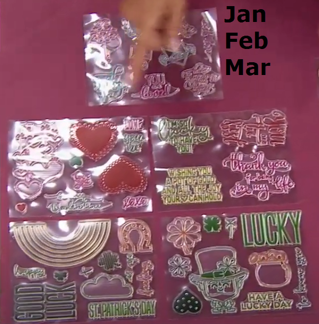 Diamond Press Year of Stamps 220pc Mega Set All Occasion Cardmaking 775883