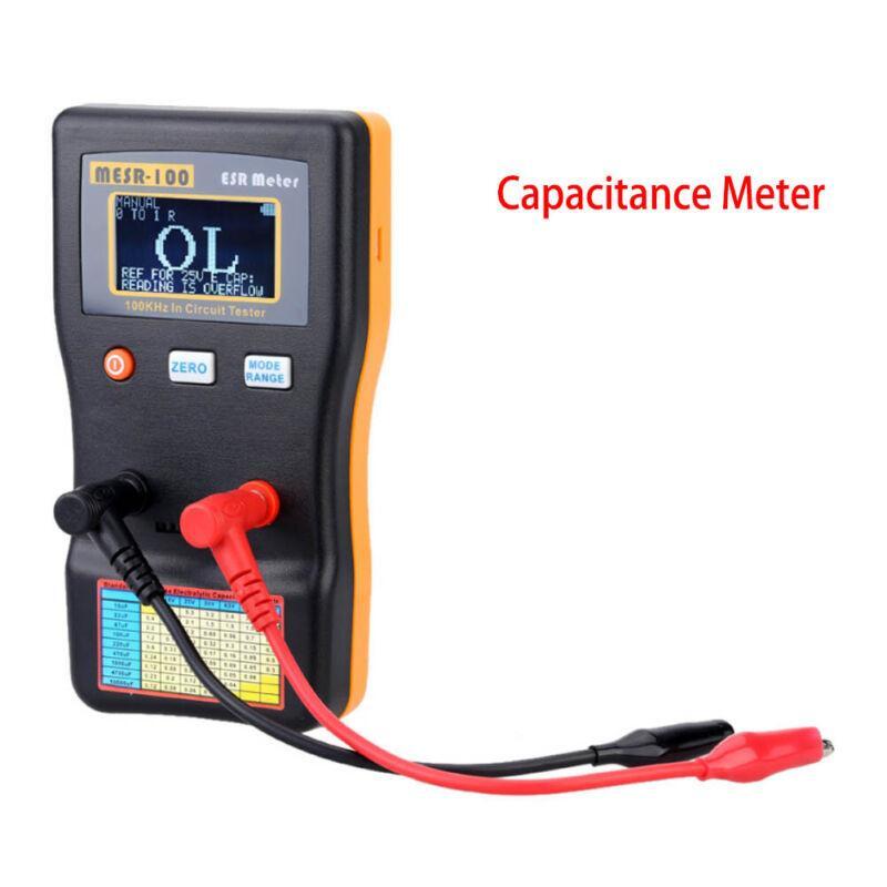 Electrolytic Capacitor Internal Resistance ESR Meter Instrument MESR-100