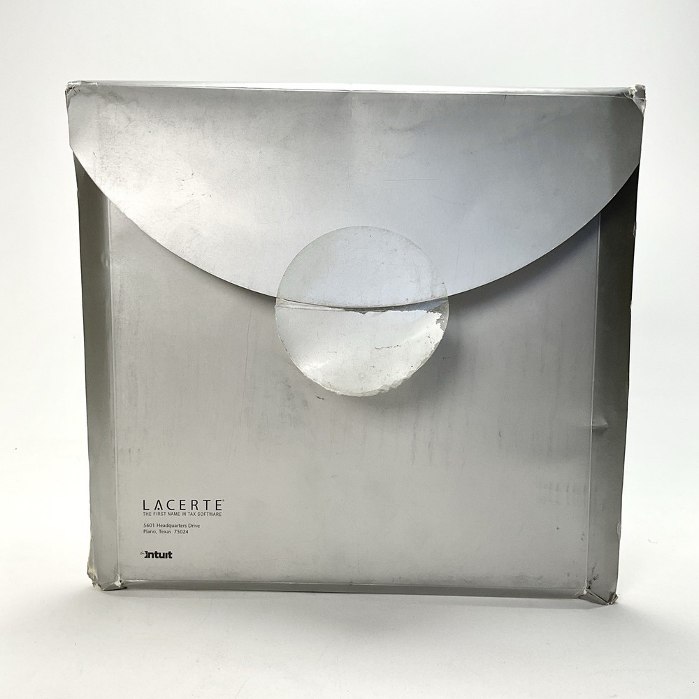 Intuit Lacerte Software Corporation Evaluation Disk User Guide Vintage Computing