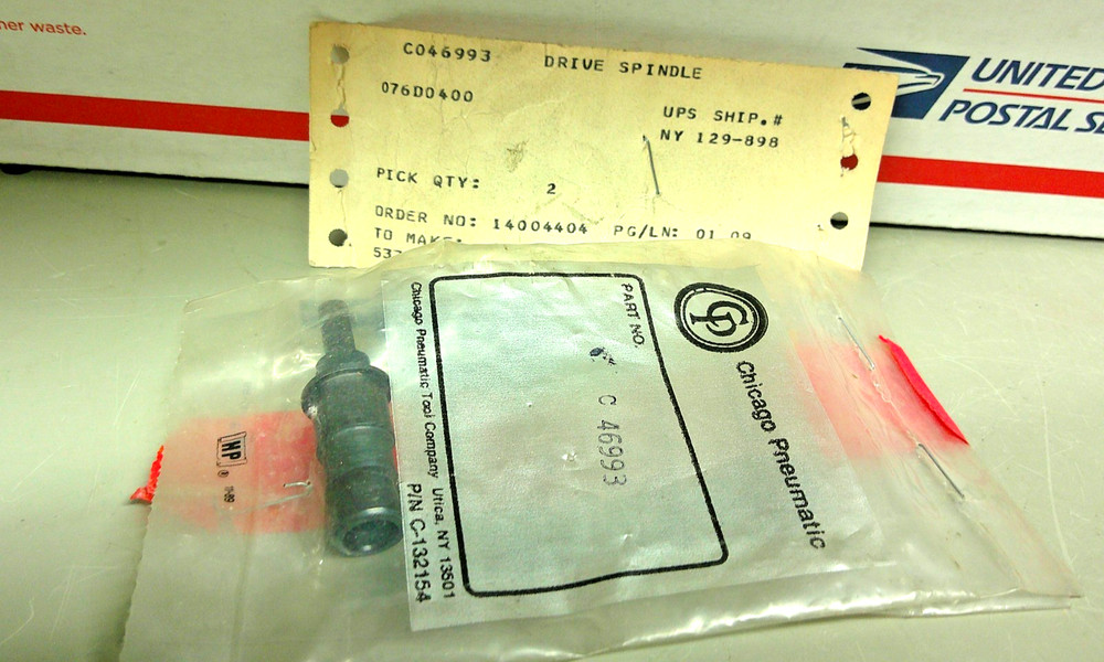 (1) CHICAGO PNEUMATIC  C046993 DRIVE SPINDLE