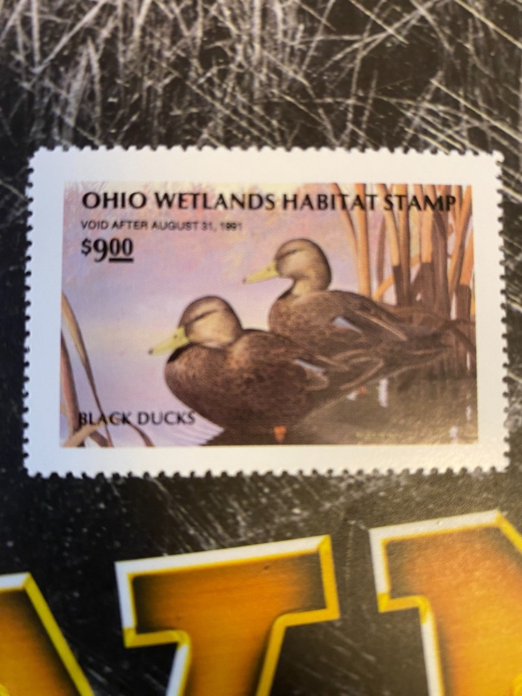 1990 Ohio State Duck Stamp,
