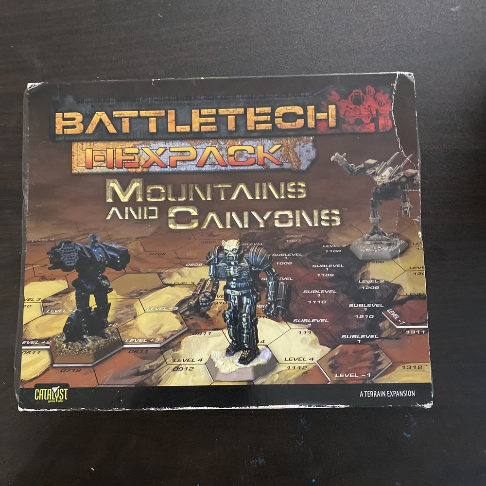 Battletech Hexpack Mountains and Canyons VG