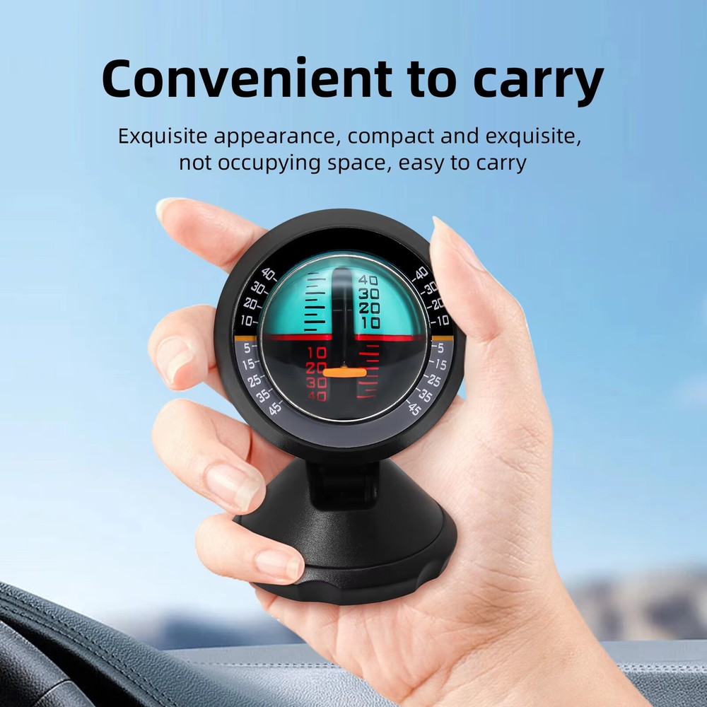 AD Slope Meter Angle Slope Car Inclinometer Indicator Gradient Balancer Tool
