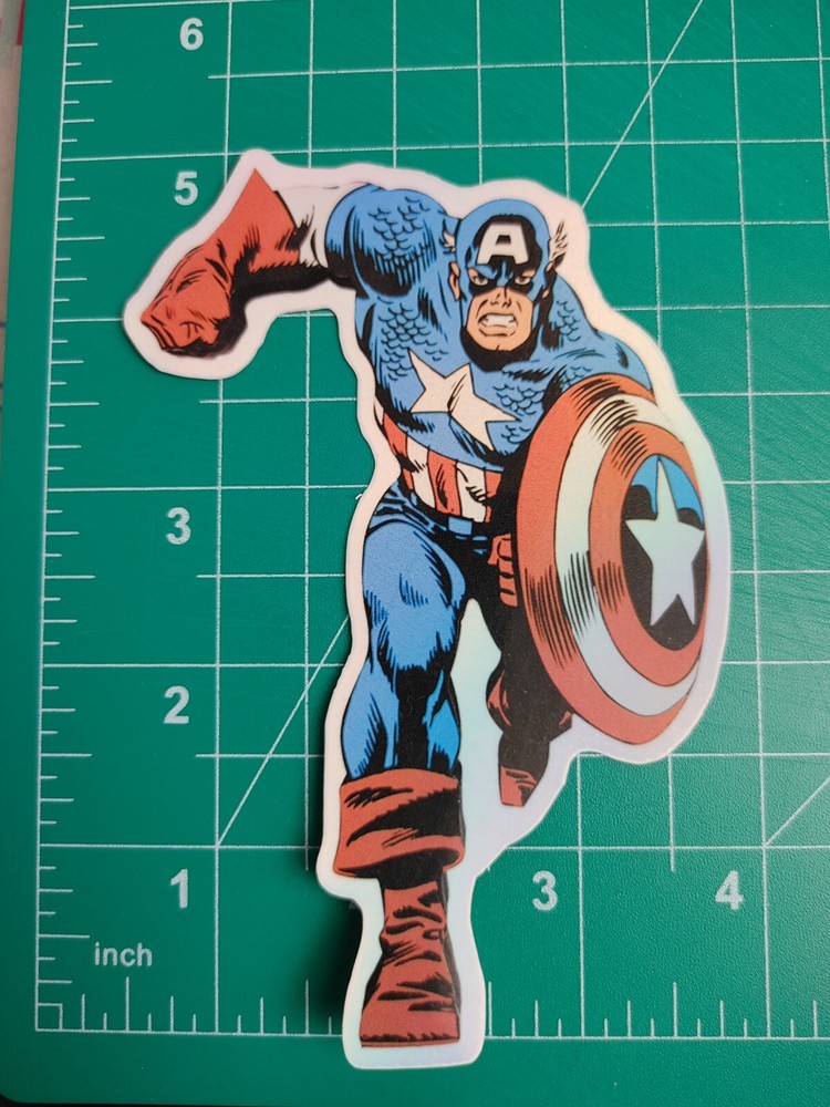 Captain America Foil Sticker