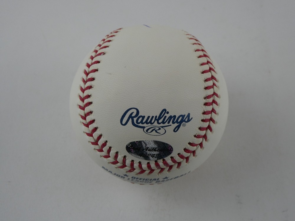 Ed Kranepool Signed Rawlings ML Baseball New York Mets Leaf Authentics COA