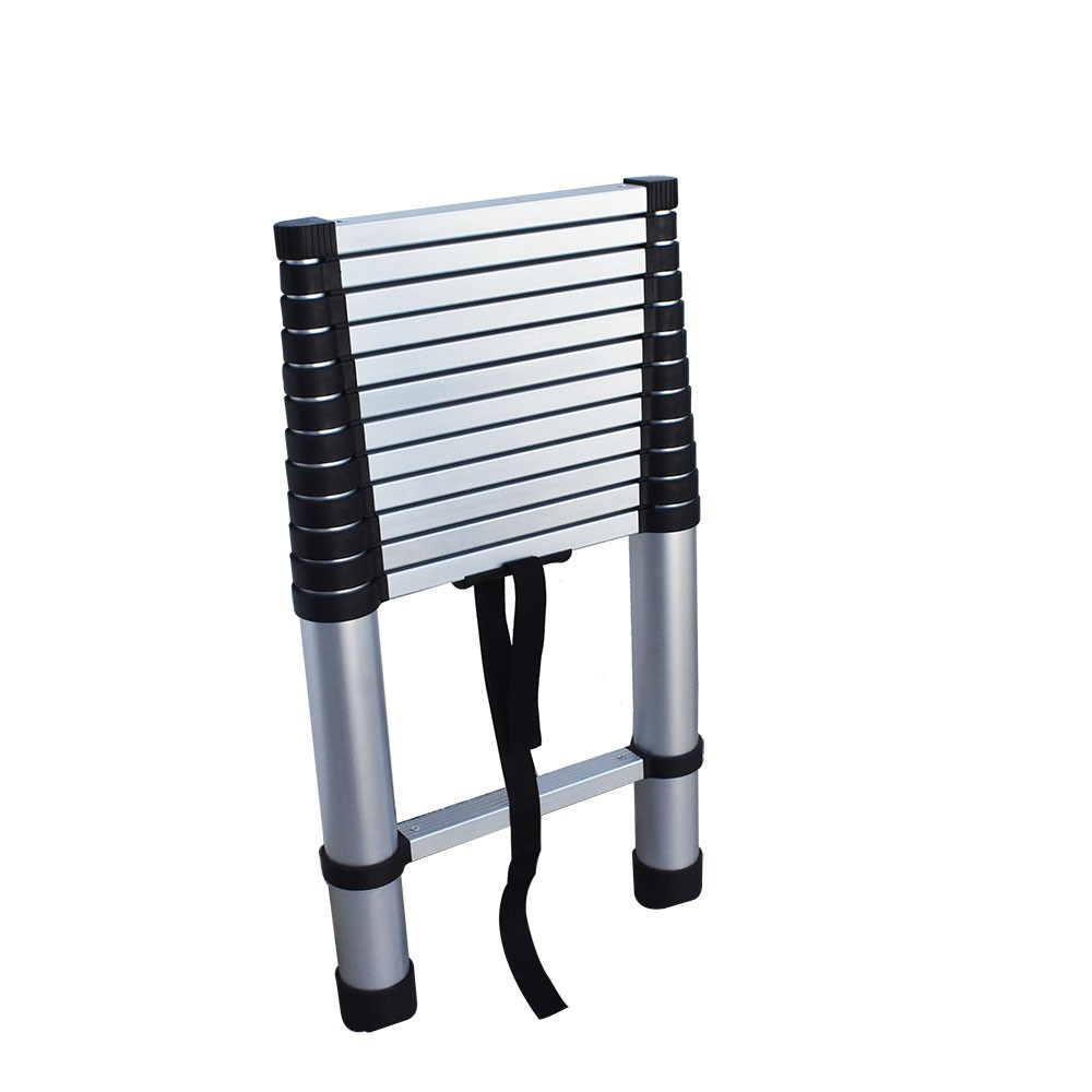 14.5FT Aluminum Extension Telescoping Heavy Duty Lightweight Step Ladder 330lbs