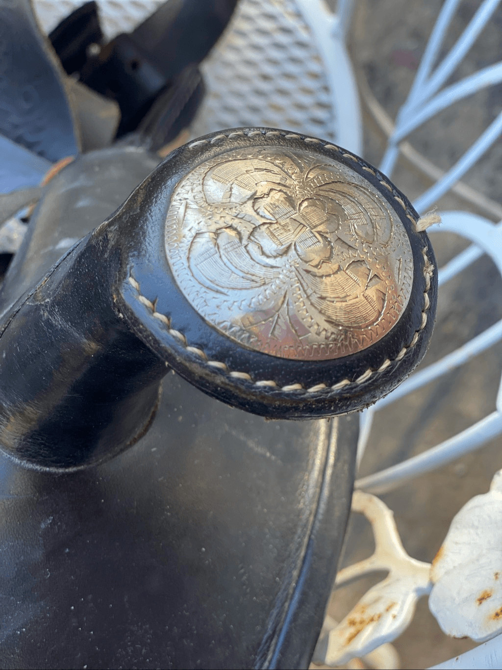 Vintage B Bar B Saddlery Western Horse 16” Saddle Black