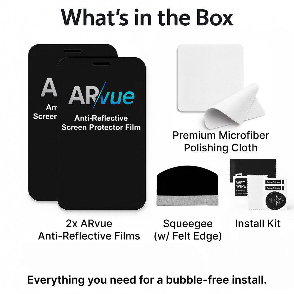 ARvue Premium Anti-Glare Screen Protector - Nintendo Switch, Lite OLED (2-Pack)