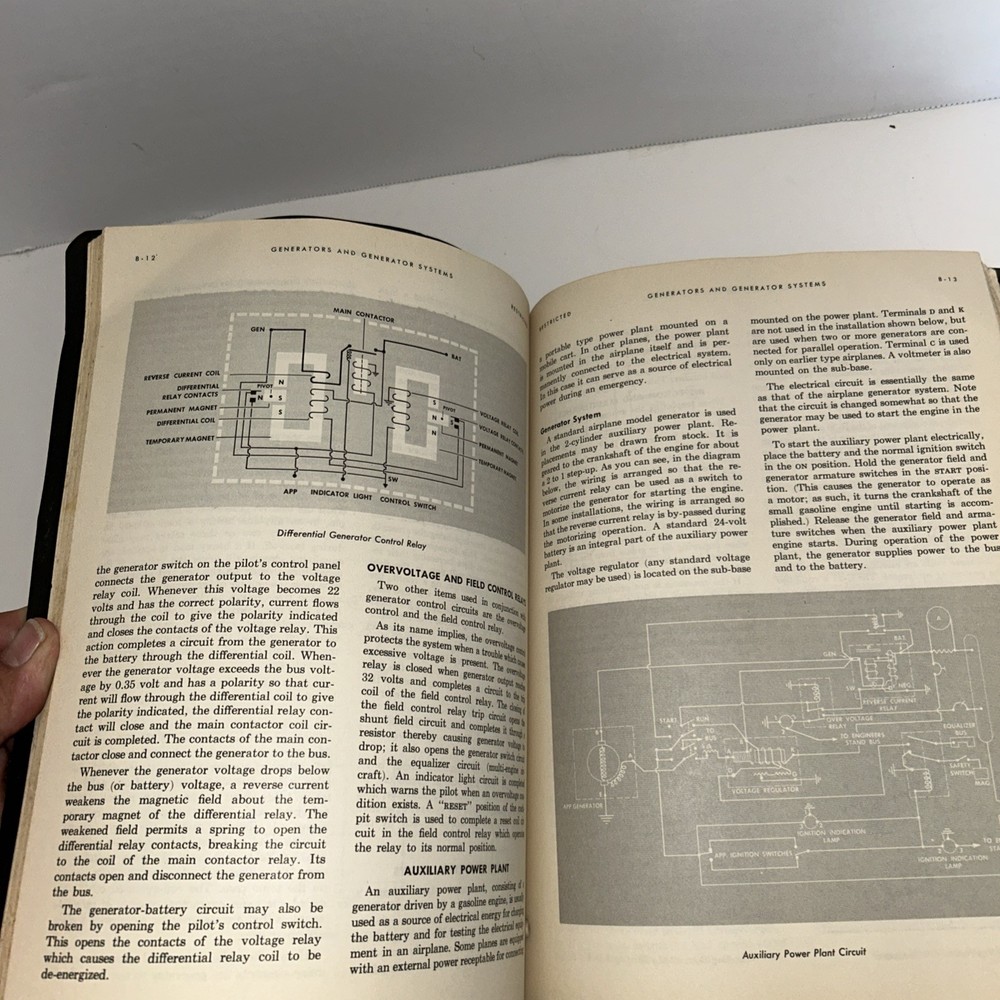 Elementary Electricity for airplane mechanics air training command 1951