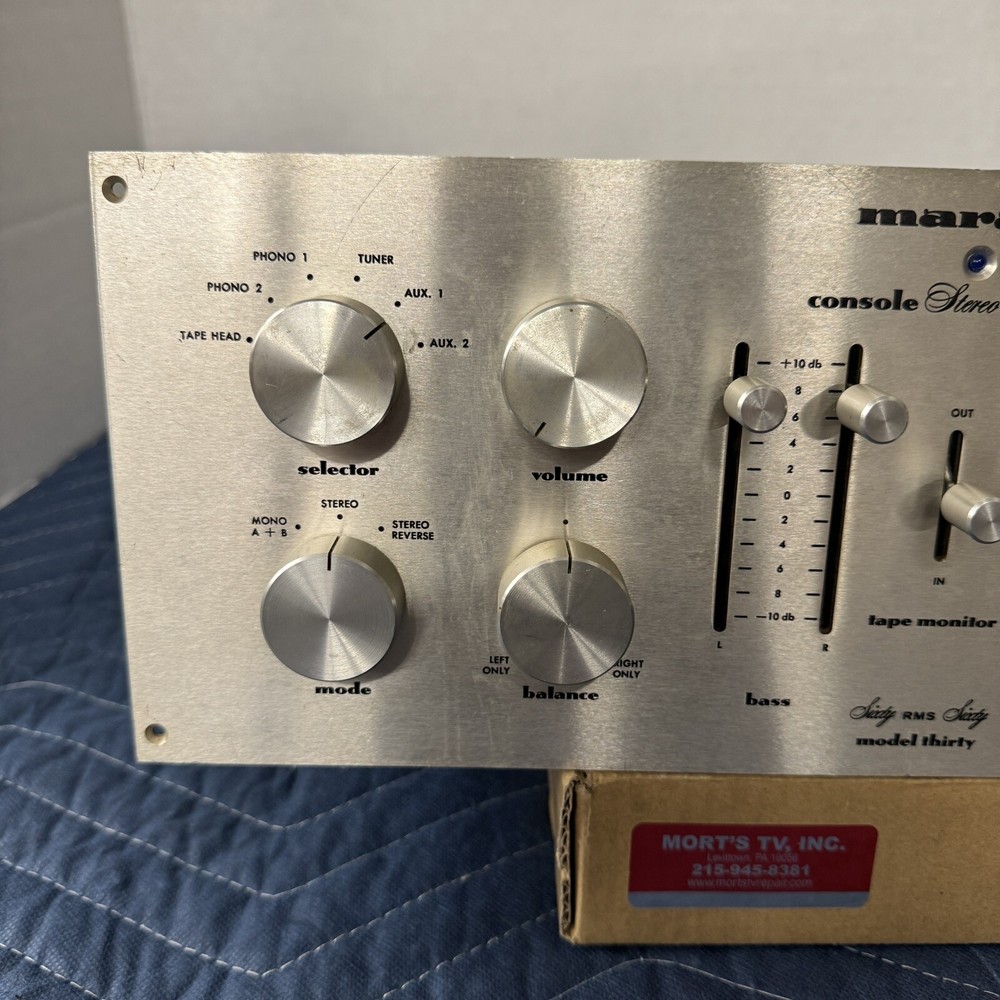 MARANTZ MODEL THIRTY INTEGRATED STEREO AMPLIFIER - SERVICED - CLEANED - TESTED