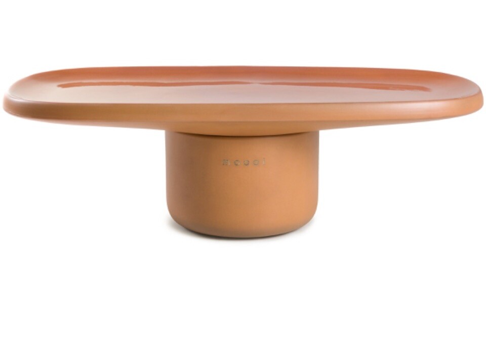 Obon Rectangular Table by Simone Bonnani for Mooi Terracota