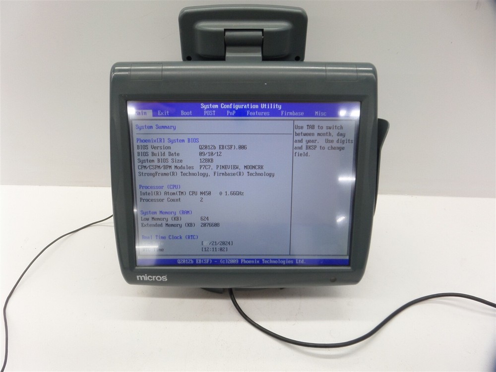 Micros 400814-122 Workstation 5A System Unit