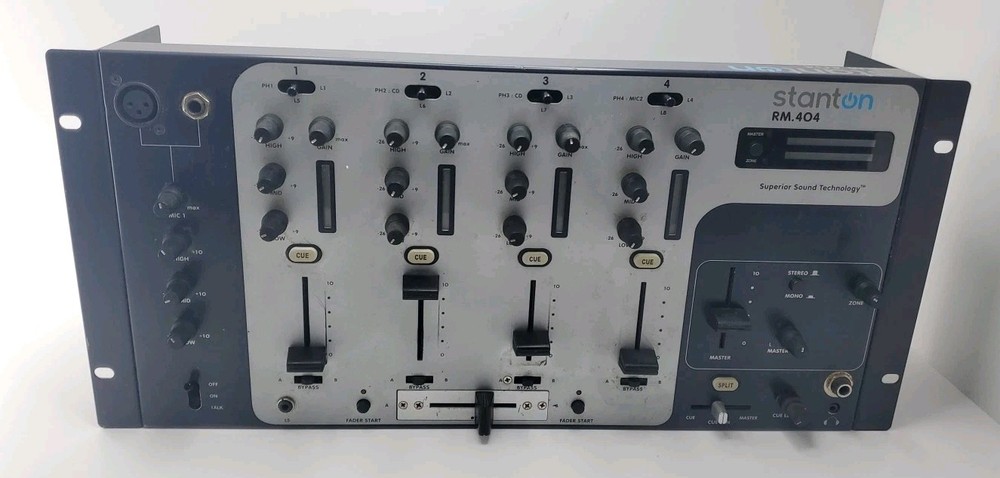 Stanton RM.404 Quad-Deck Audio Controller DJ Equipment *no power supply*