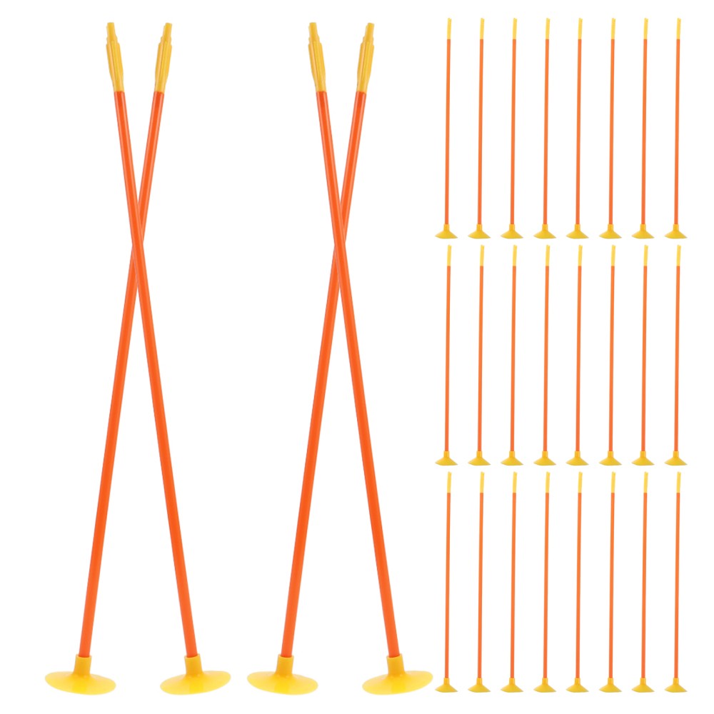 40PCS Play Replacement Arrows: Simulation Suction Cup Arrows Training Toy for