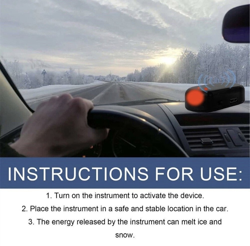 Car Electromagnetic Molecular Interference Antifreeze Snow-Removal Devices x2