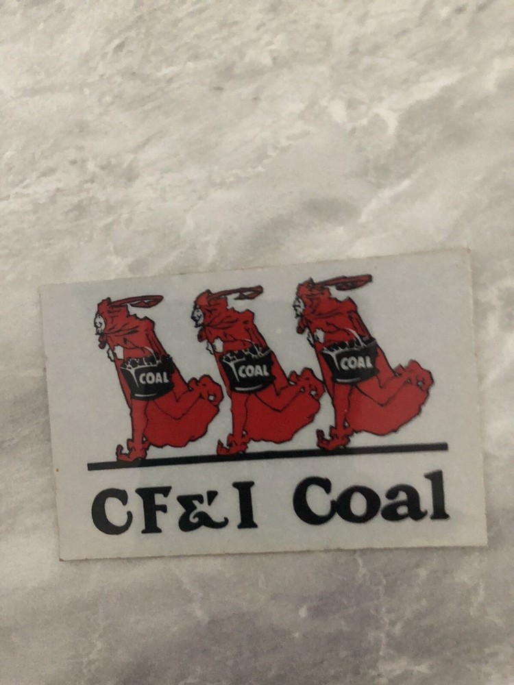 coal mining stickers nice older coal company