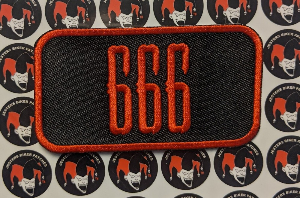 666 Embroidered Patch
