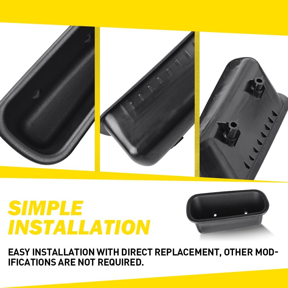 2X Front Door Pull Handle Cup Panel Armrest Cups For Dodge Ram 1500 2500 3500