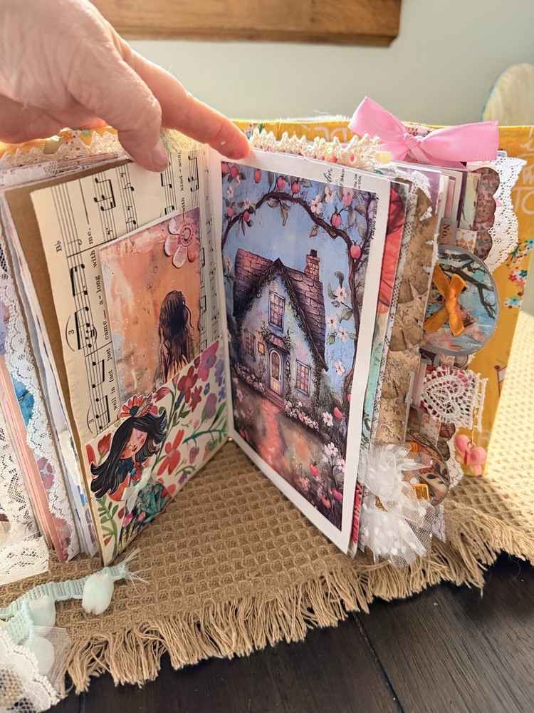 “Spring Sunshine”-Handmade Junk Journal