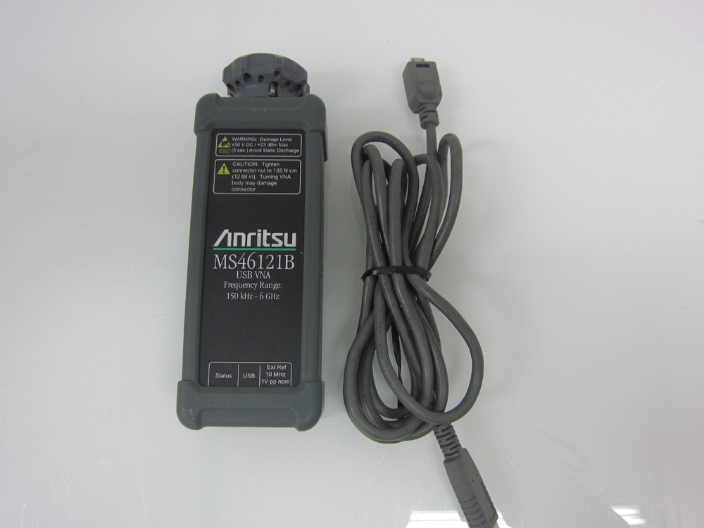 Anritsu 1-PORT USB ShockLine Network Analyzer MS46121B,Opt006, 6GHz, 1746422