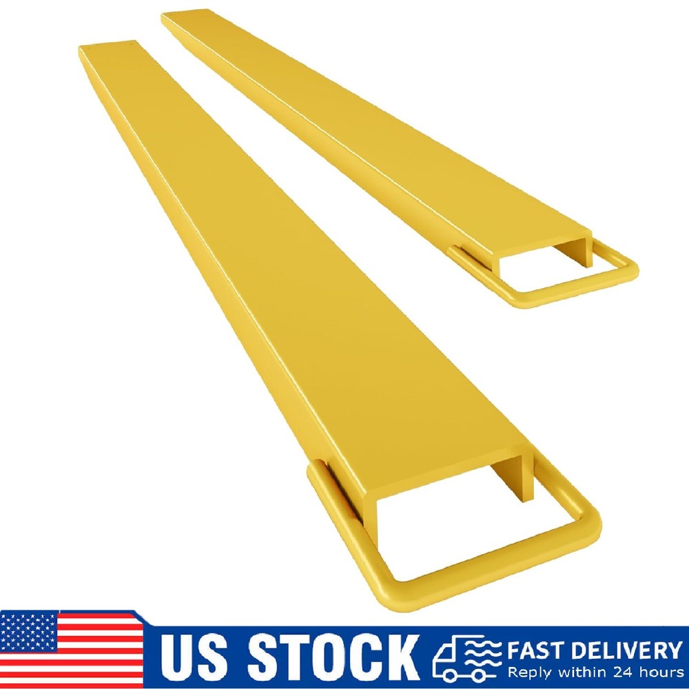 Pallet Forklift Extensions, 84"x4.5" Fork Extensions Heavy Duty Fork Extensions