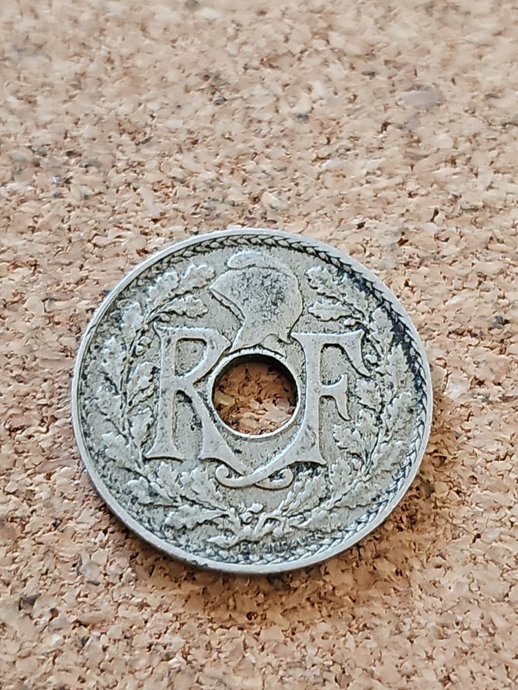 10 FRENCH CENTIMES 1918