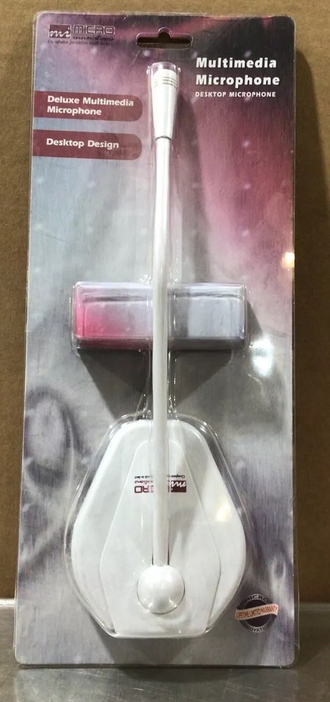 Micro Innovations MM710M Desktop Microphone NOS Surplus